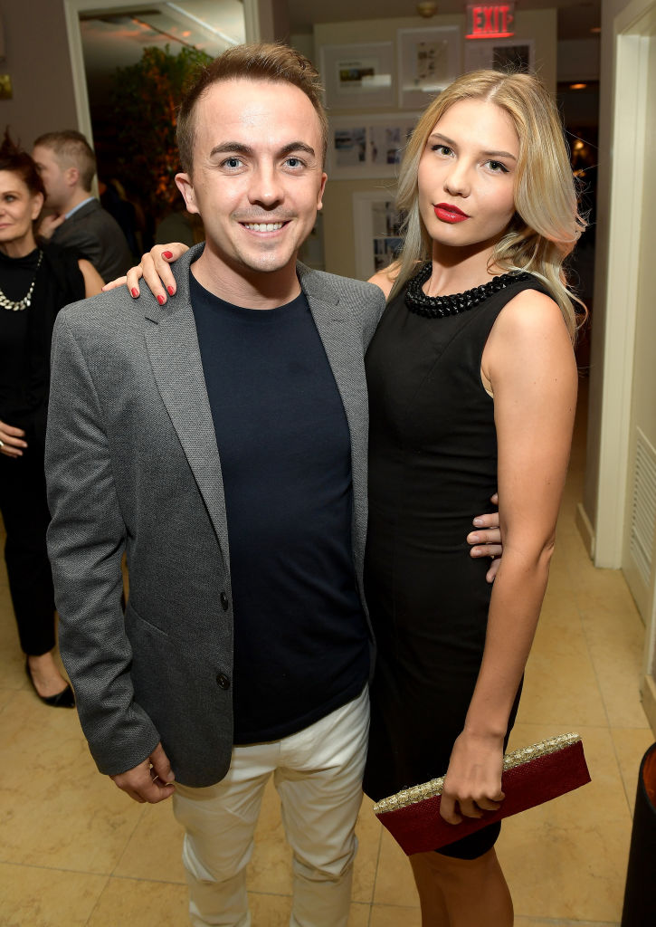 WEST HOLLYWOOD, CA - SEPTEMBER 15: Frankie Muniz (L) and Paige Price attend the 2017 Entertainment Weekly Pre-Emmy Party at Sunset Tower on September 15, 2017 in West Hollywood, California.  (Photo by Matt Winkelmeyer/Getty Images for Entertainment Weekly)